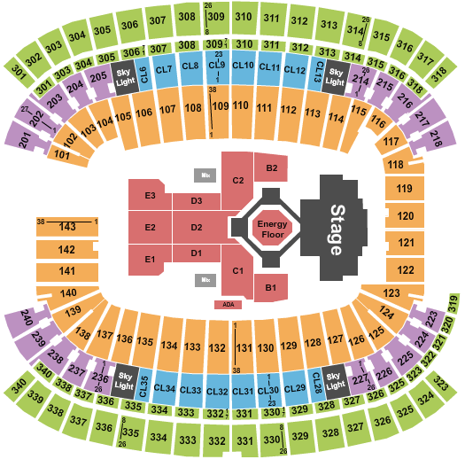 Gillette Stadium Kendrick Lamar Seating Chart